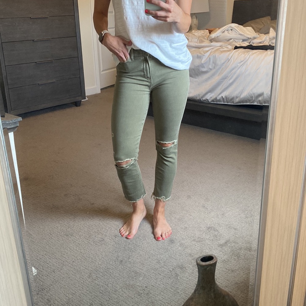Paige crop denim